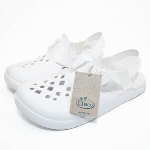 Chaco Summer White Chillos Clog Shoes Size 12